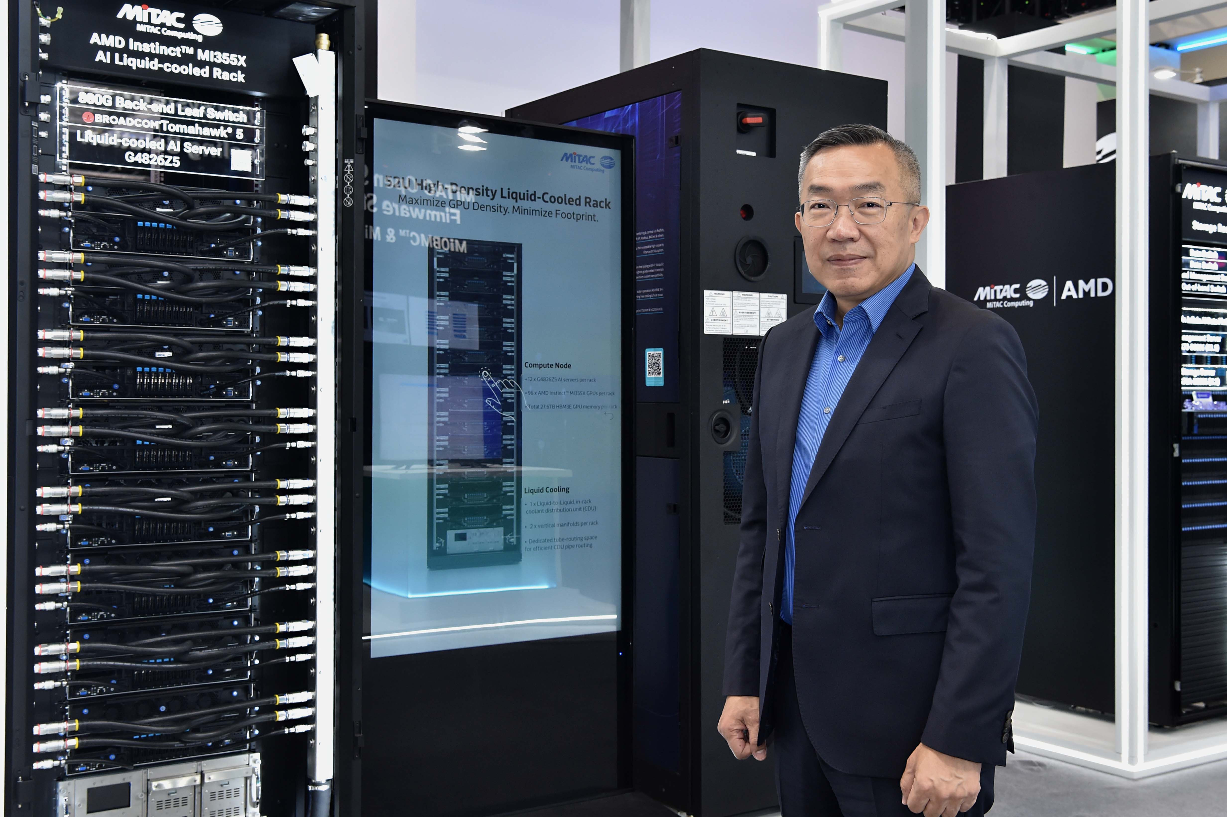 COMPUTEX 2026登場　神雲科技秀52U液冷AI機櫃　攜生態系搶攻代理式AI商機