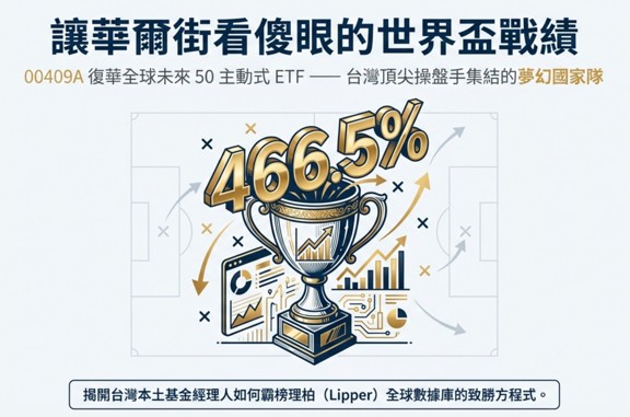 復華投信 00409A 啟動多重經理人機制！引領「世界盃」級投資革命，全面開啟全球無限商機！
