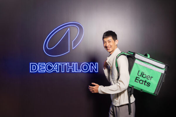 DECATHLON攜手Uber Eats 打造「騎車族應援站」。（圖／迪卡儂提供）