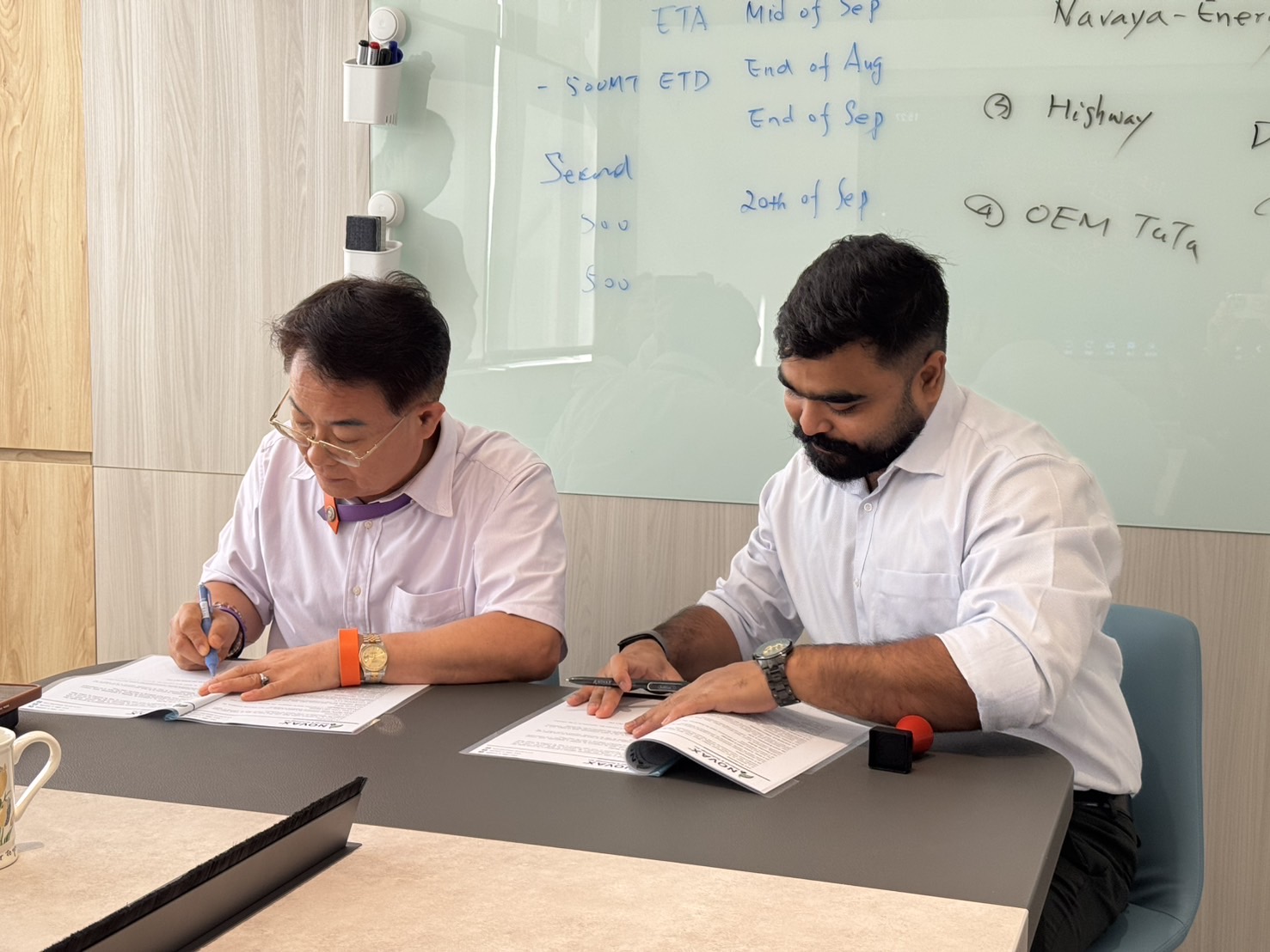 台灣供應經驗走向國際 諾瓦材料攜手印度企業共創新市場