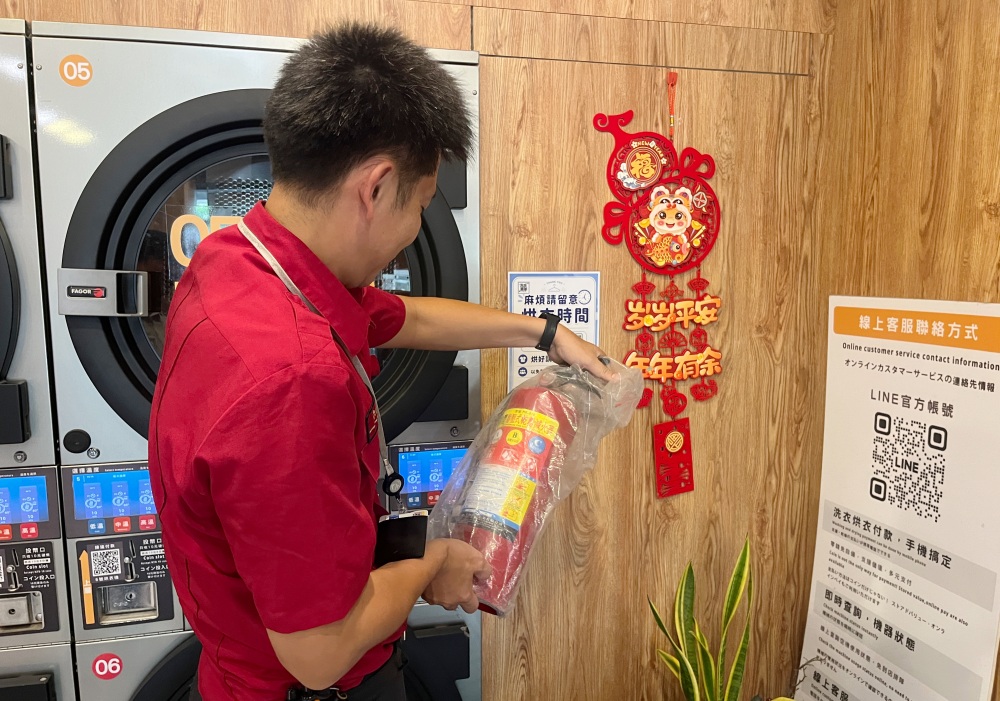 讓市民洗得放心！中市強化自助洗衣安全　防護裝置設置家數成長超過5成