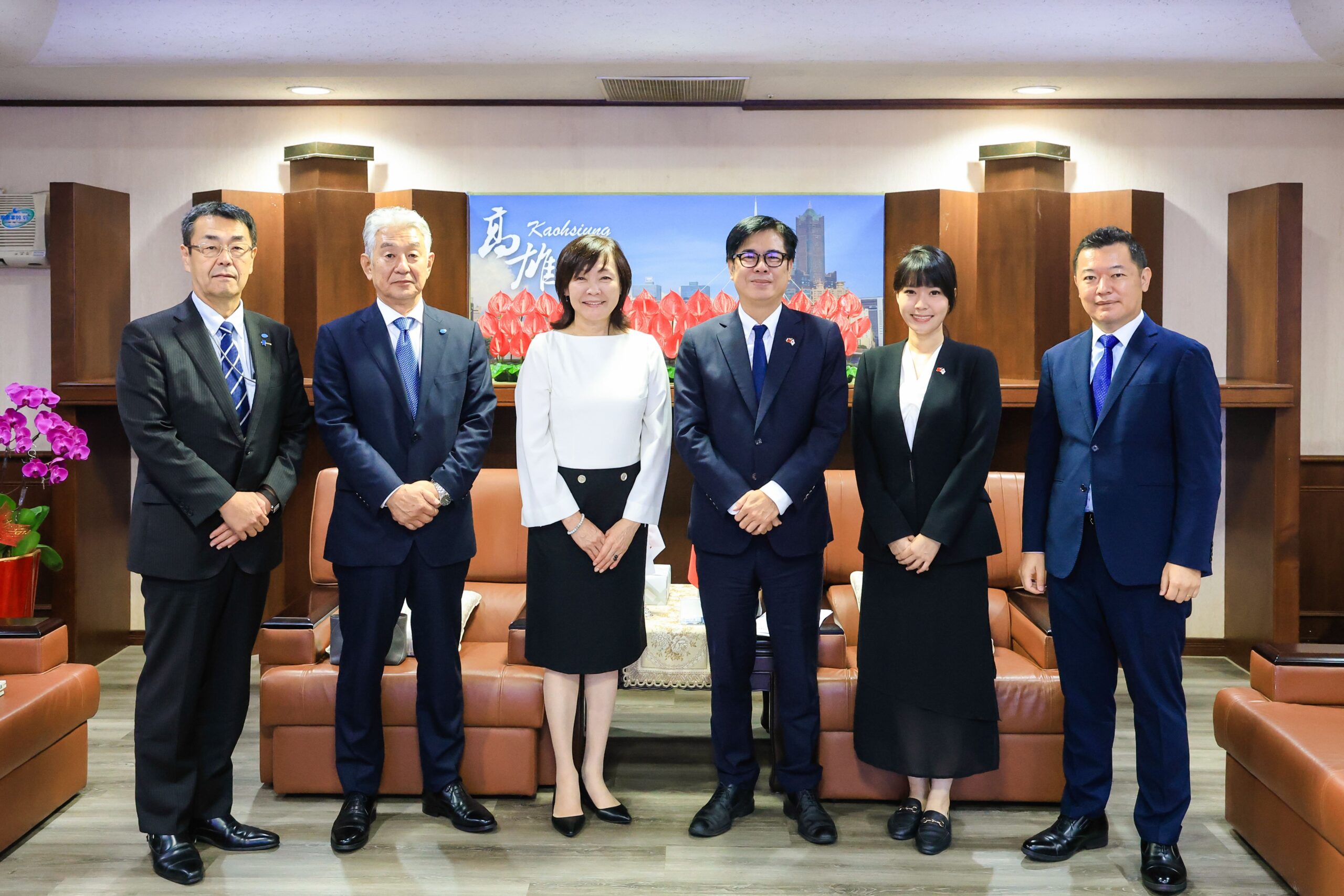 安倍昭惠五度訪問高雄，陳其邁以「歡迎回家」表達歡迎，盼持續深化台日交流。（圖／高雄市政府提供）