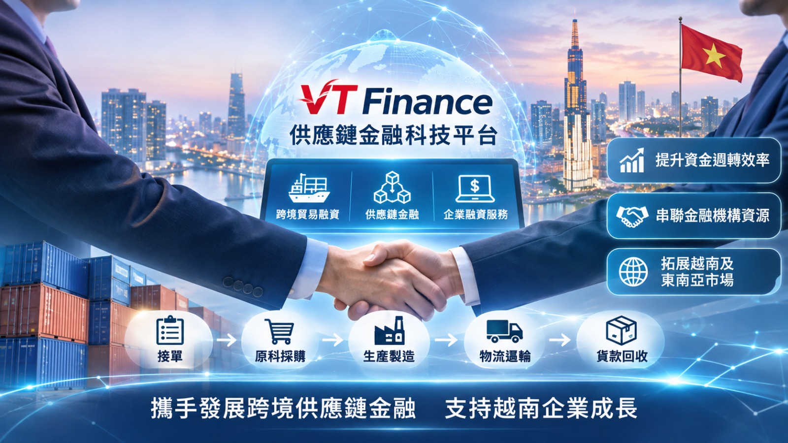 天逸集團温峰泰布局越南供應鏈金融　攜手越南電信拓展企業融資服務